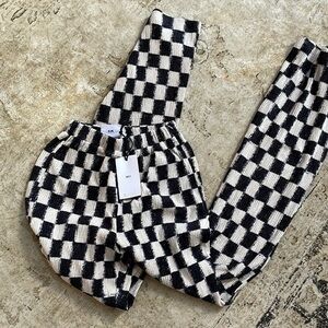 NWT daisy street velvet flare bottoms